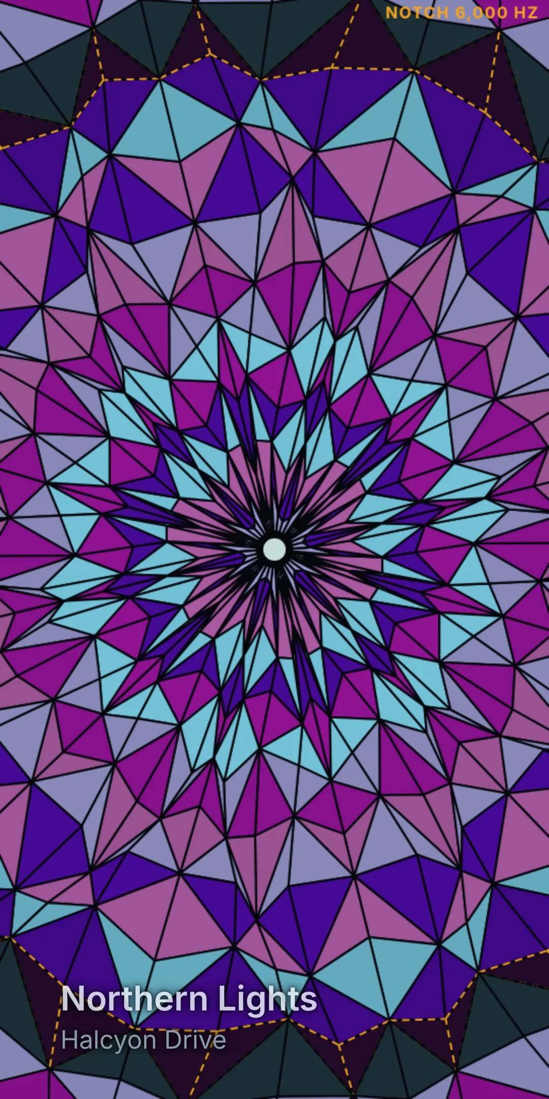 Stained-glass kaleidoscope