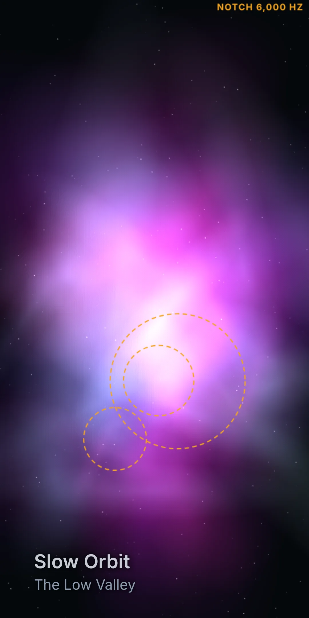 Drift through a nebula